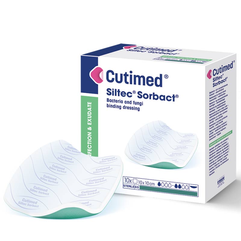 Cutimed Siltec Sorbact, 6" x 6" - REPLACES BI7325102