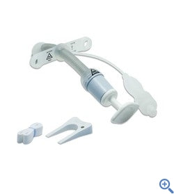 Smiths Medical ASD, Inc. Bivona FlexTend TTS Pediatric V Neck Flange Tracheostomy Tube, Size 4.5