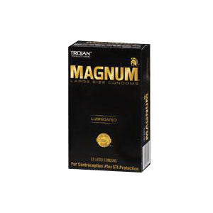 Trojan Magnum Lubricated Condoms (30 Count)