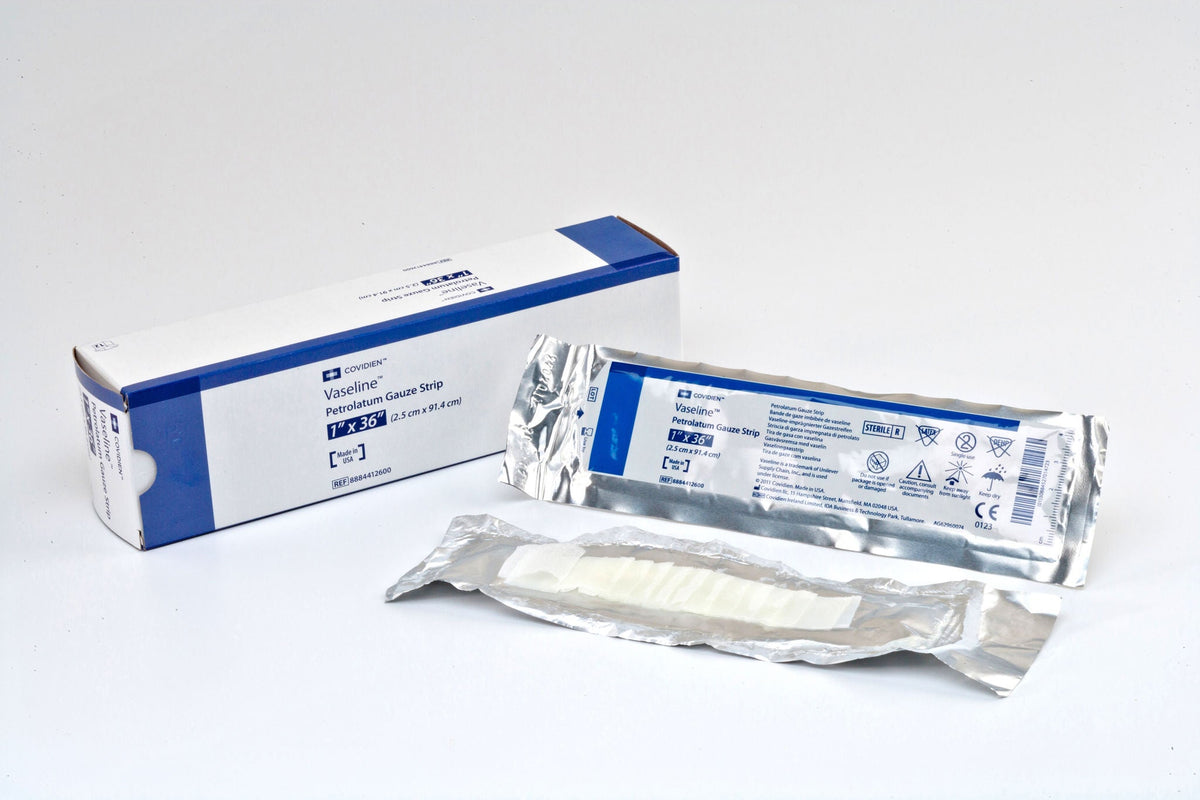 Vaseline® Petrolatum Impregnated Dressing, 1 x 36 Inch, CS/72