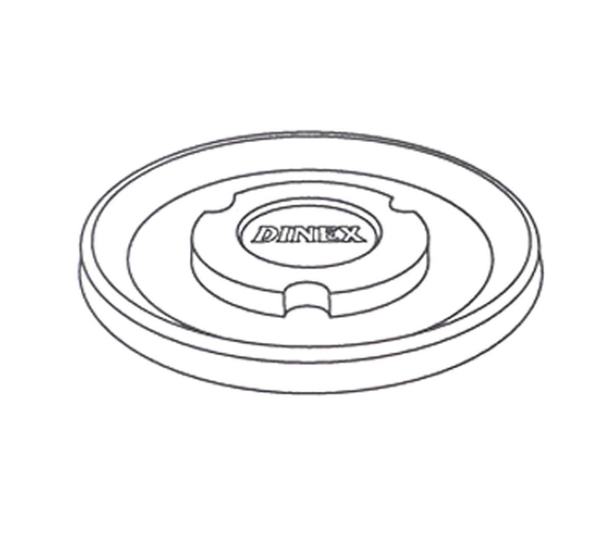 Dinex® Turnbury® Drinking Mug Lid for use with 8-ounce Mug and 5-ounce Bowl, CS/1500
