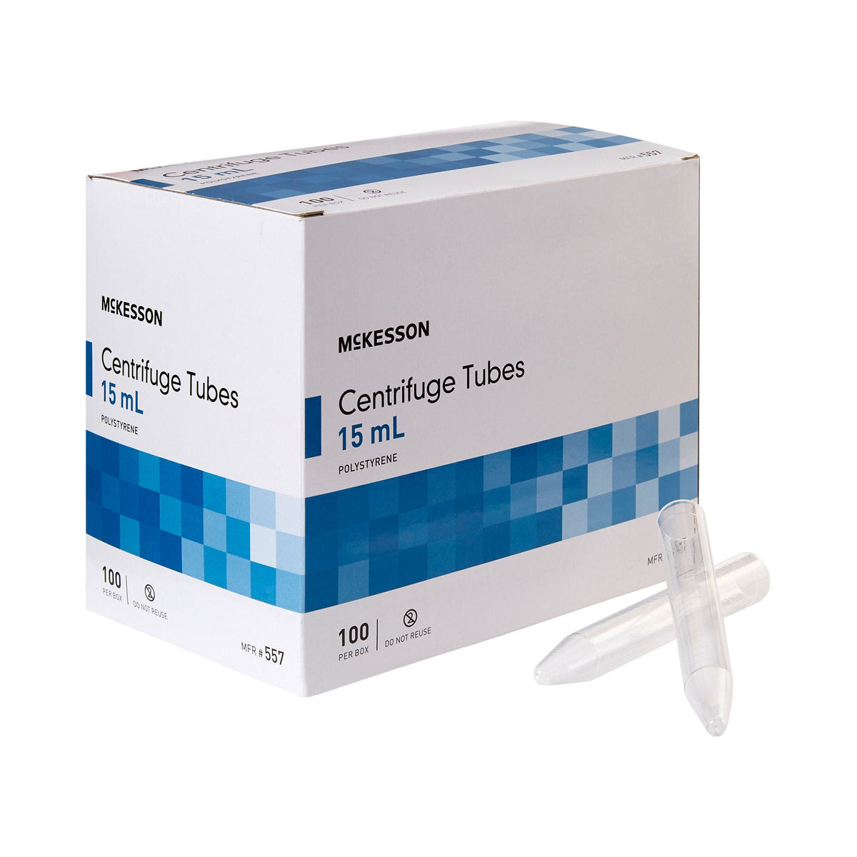 McKesson Centrifuge Tube, 15 mL, BX/100