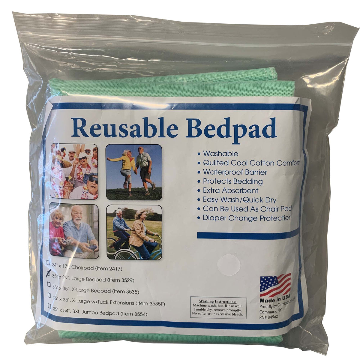 Comfort Care™ Underpad, 29 x 35 Inch, EA/1