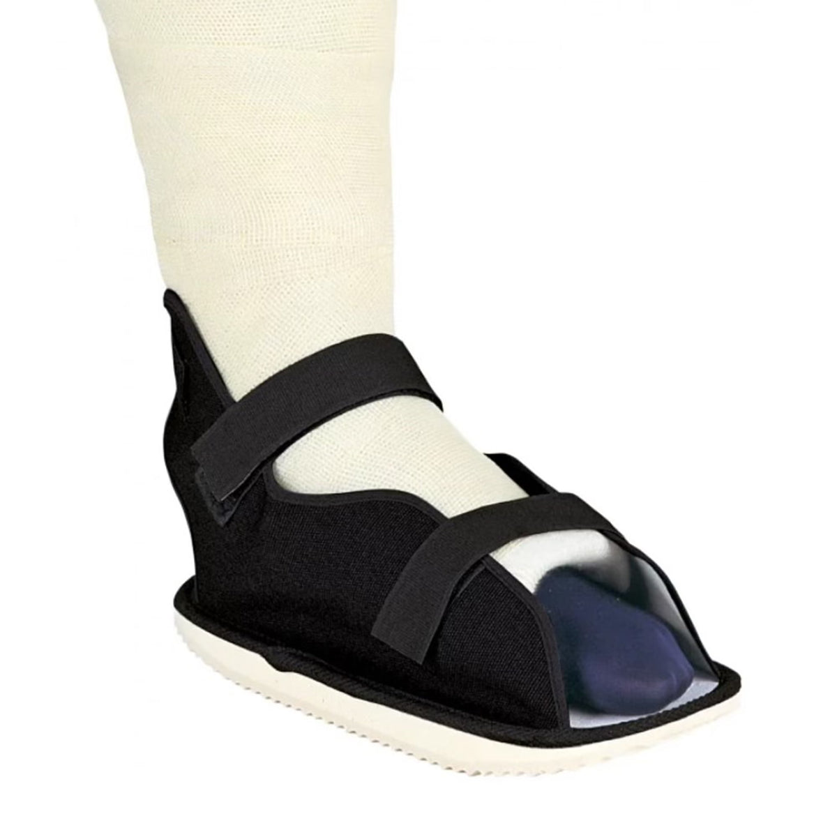 ProCare® Canvas Cast Shoe, Medium, Black, EA/1