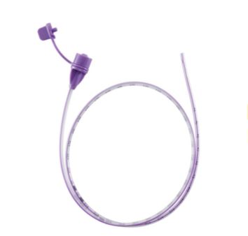 NeoMed ENFit Polyurethane Enteral Feeding Tube, Purple, 5 Fr 60 cm, Sterile