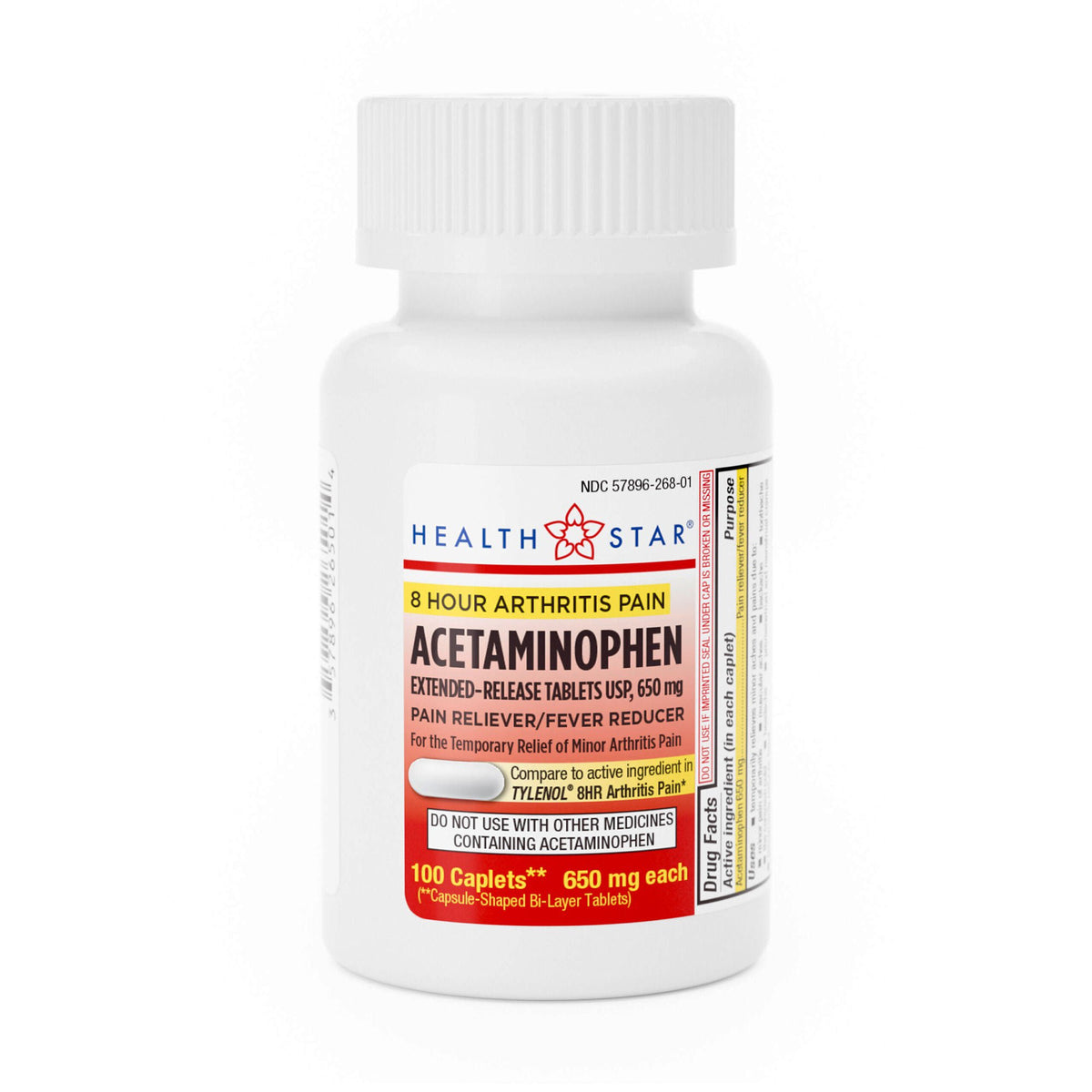 Geri-Care® Acetaminophen Pain Relief, BT/100