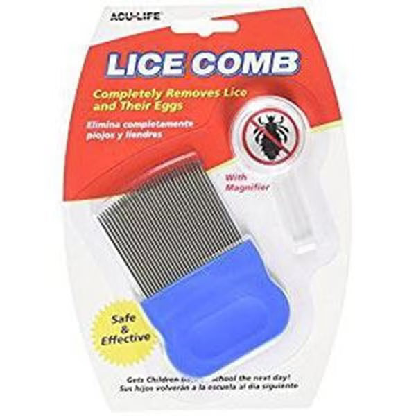 Acu-Life Metal Lice Comb with Magnifier, EA/1