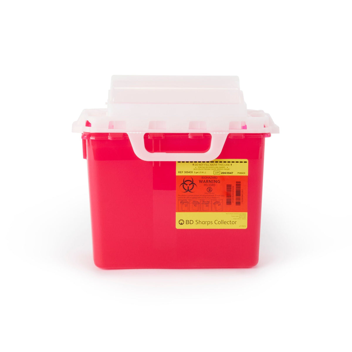 BD Multi-purpose Sharps Container, 12-1/2 x 10-7/10 x 6 Inch, EA/1