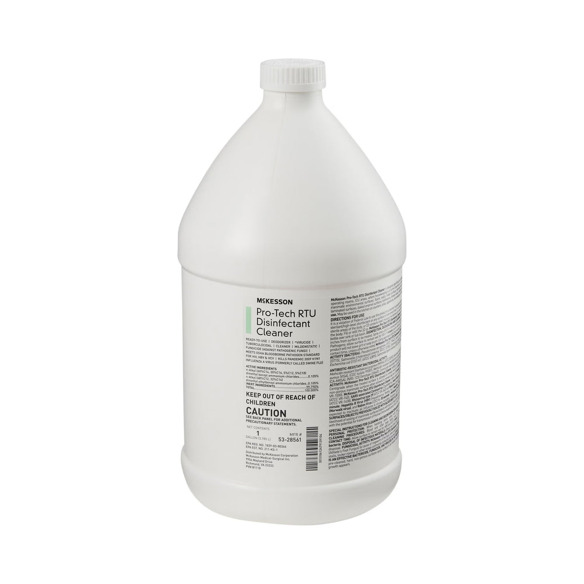 McKesson Pro-Tech Surface Disinfectant Cleaner Alcohol-Based Liquid Floral Scent, EA/1