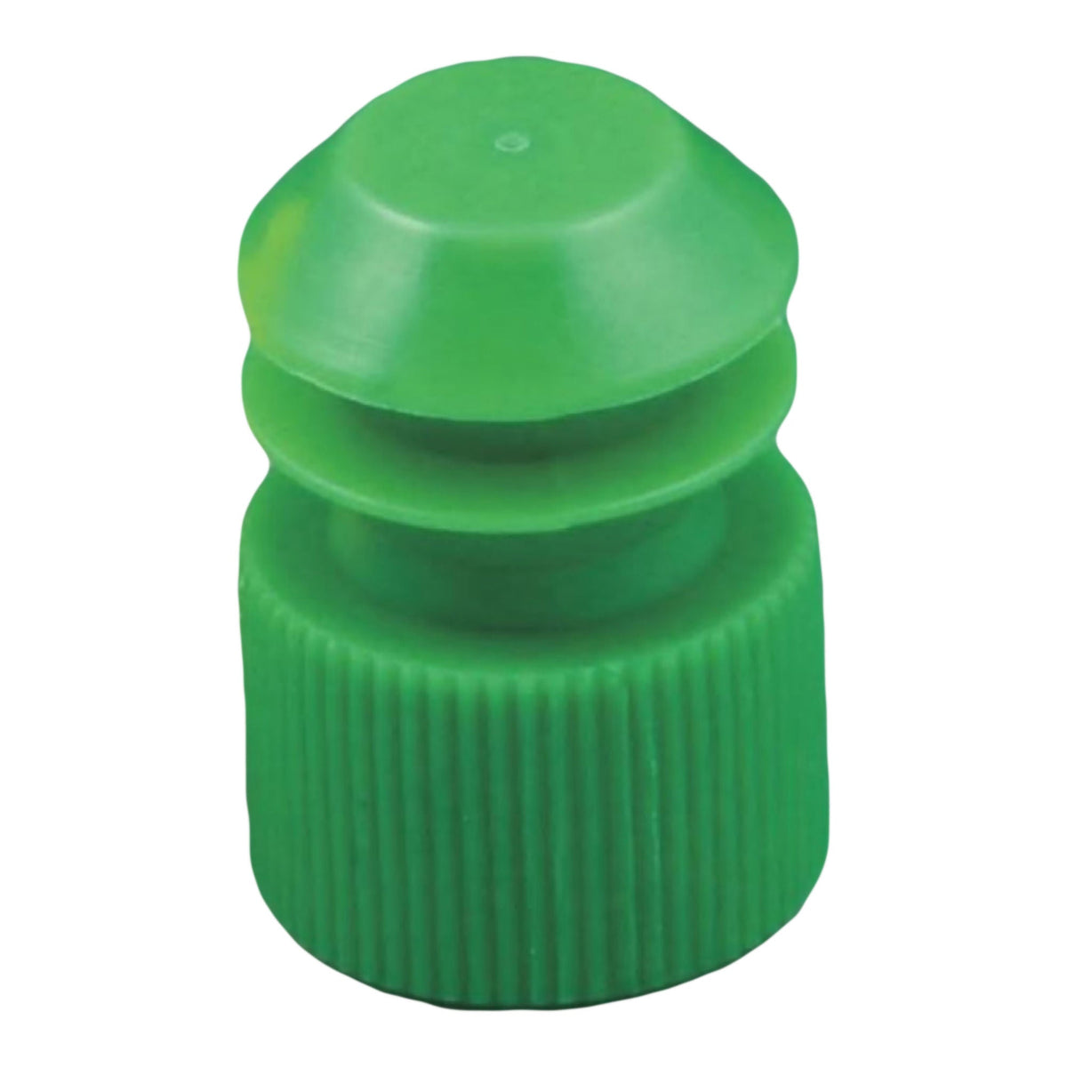 McKesson Flanged Plug Cap, Green, Polyethylene, for use with 13mm Tubes, BG/1000