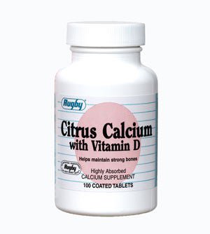 Rugby® Cholecalciferol / Calcium Citrate Joint Health Supplement, BT/1