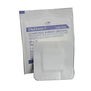 DuDress Film Top Barrier Dressing 6" x 8", BX/25