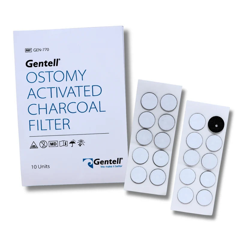 Gentell Charcoal Filter, 10 Count, BX/10
