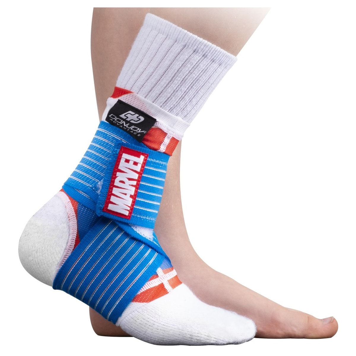 DonJoy Advatange Marvel Figure 8 Ankle Support, Youth, Captain America, EA/1