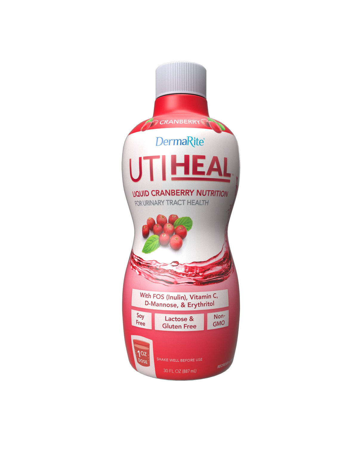 UTI Heal Liquid Cranberry Nutrition, 30 oz Bottle