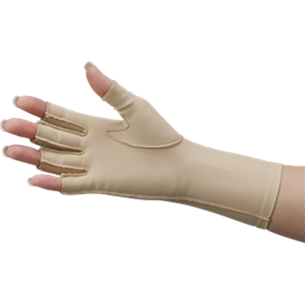 DeRoyal Edema Glove, 3/4" Finger Over Wrist, Left, Champagne, Small