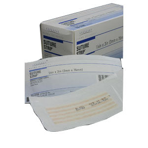 Suture Strip Flexible Wound Closure Strip 1/2" x 4"