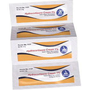 1% Hydrocortisone Cream, 8/9 g Foil Packet, BX/144