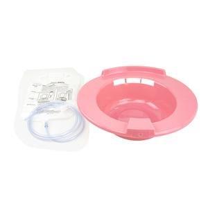 Denture Sitz Bath w/ Attachment & Instructions, 2 qt., Mauve