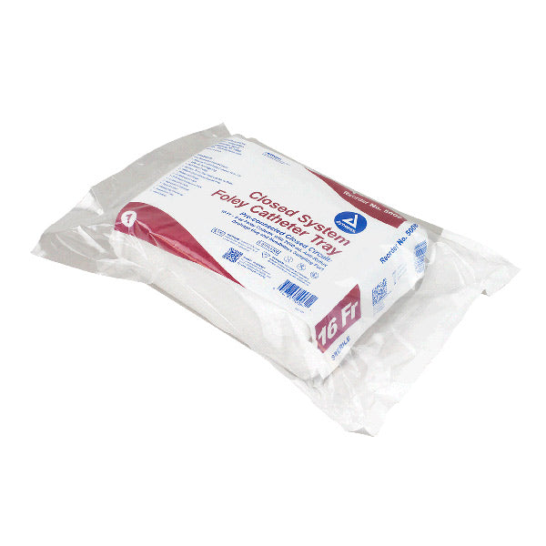 Closed Circuit, Closed System Foley Catheter Tray, 16 FR, EA/1