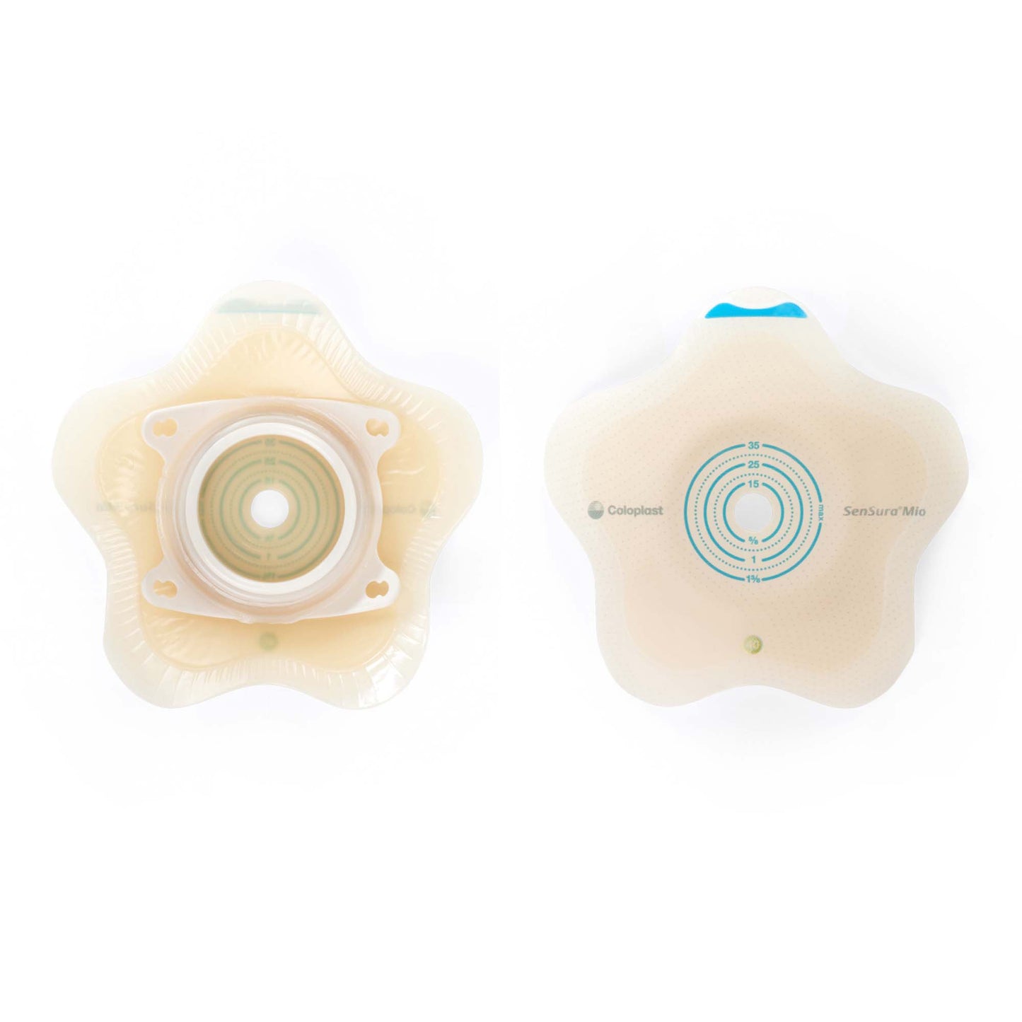 BARRIER, OSTOMY SENSURA MIO CLICK 2PC GRN 3/8" 1 3/8" (5/BX)