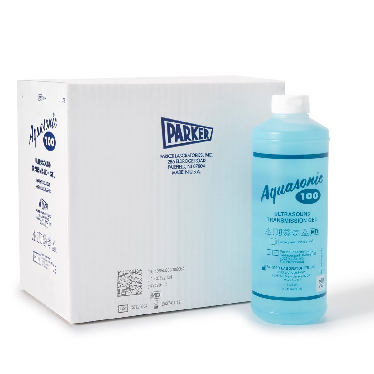 Aquasonic® 100 Transmission Ultrasound Gel, 1-liter Bottle with Dispenser Cap, EA/1