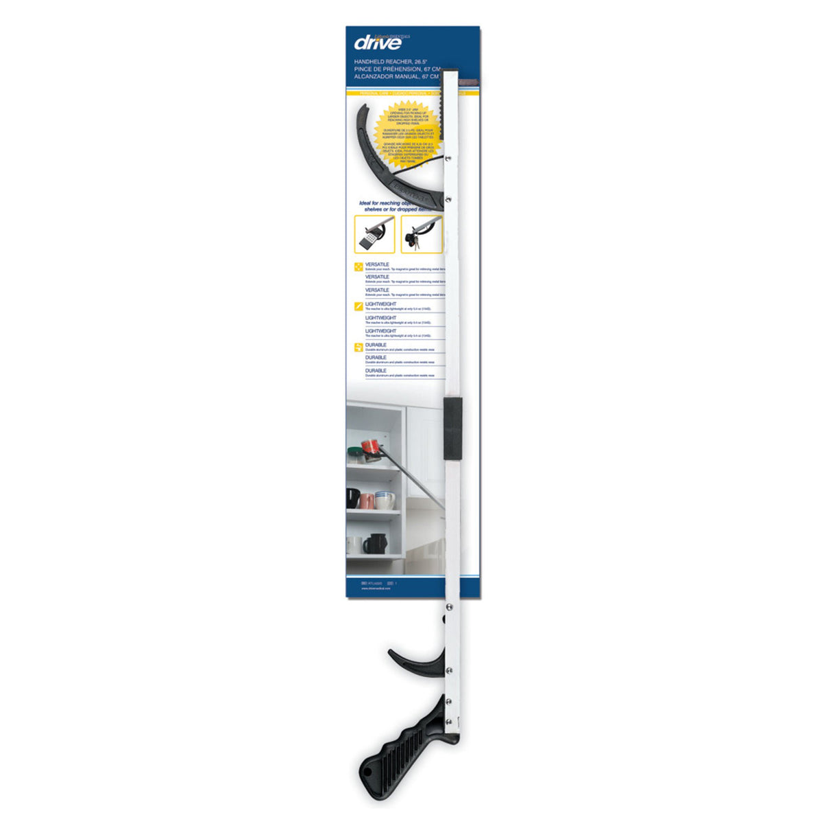 drive™ Reaching Aid, Lightweight Grabber Reacher, 26 Inches, CS/6
