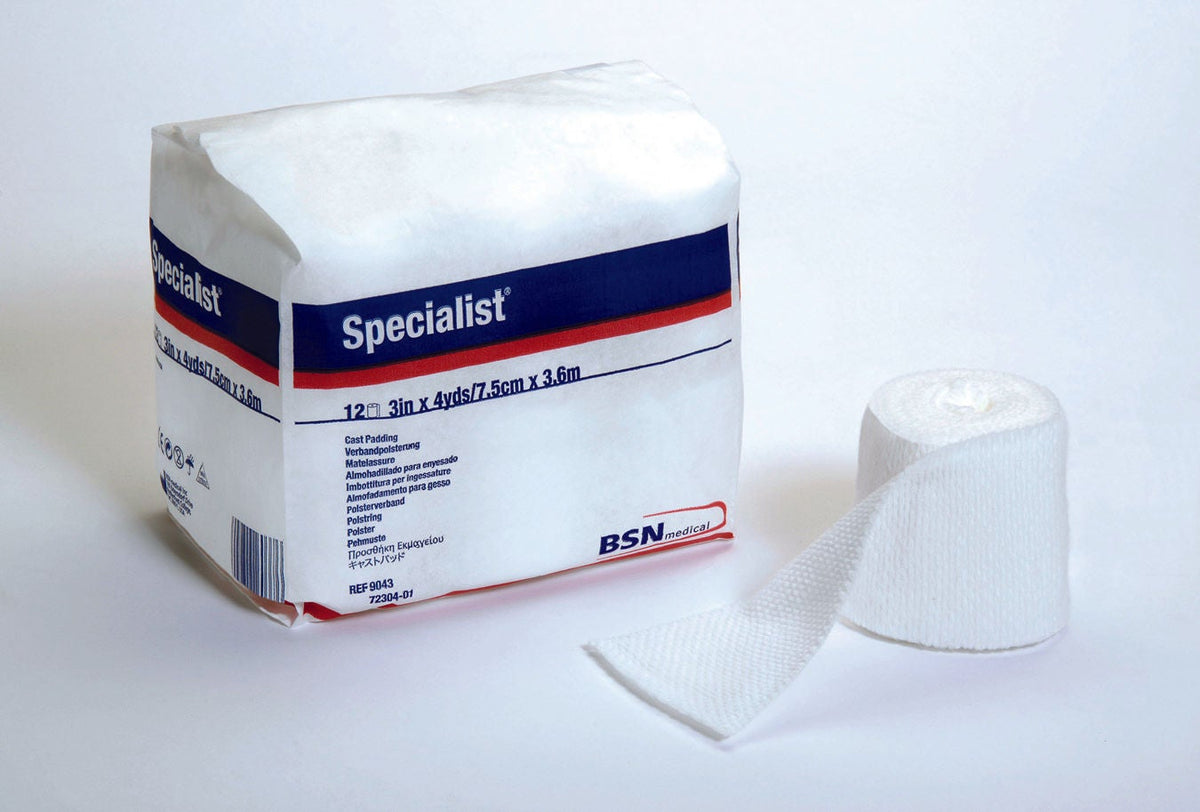 Specialist® White Cotton / Rayon Undercast Cast Padding, 2 Inch x 4 Yard, BG/24