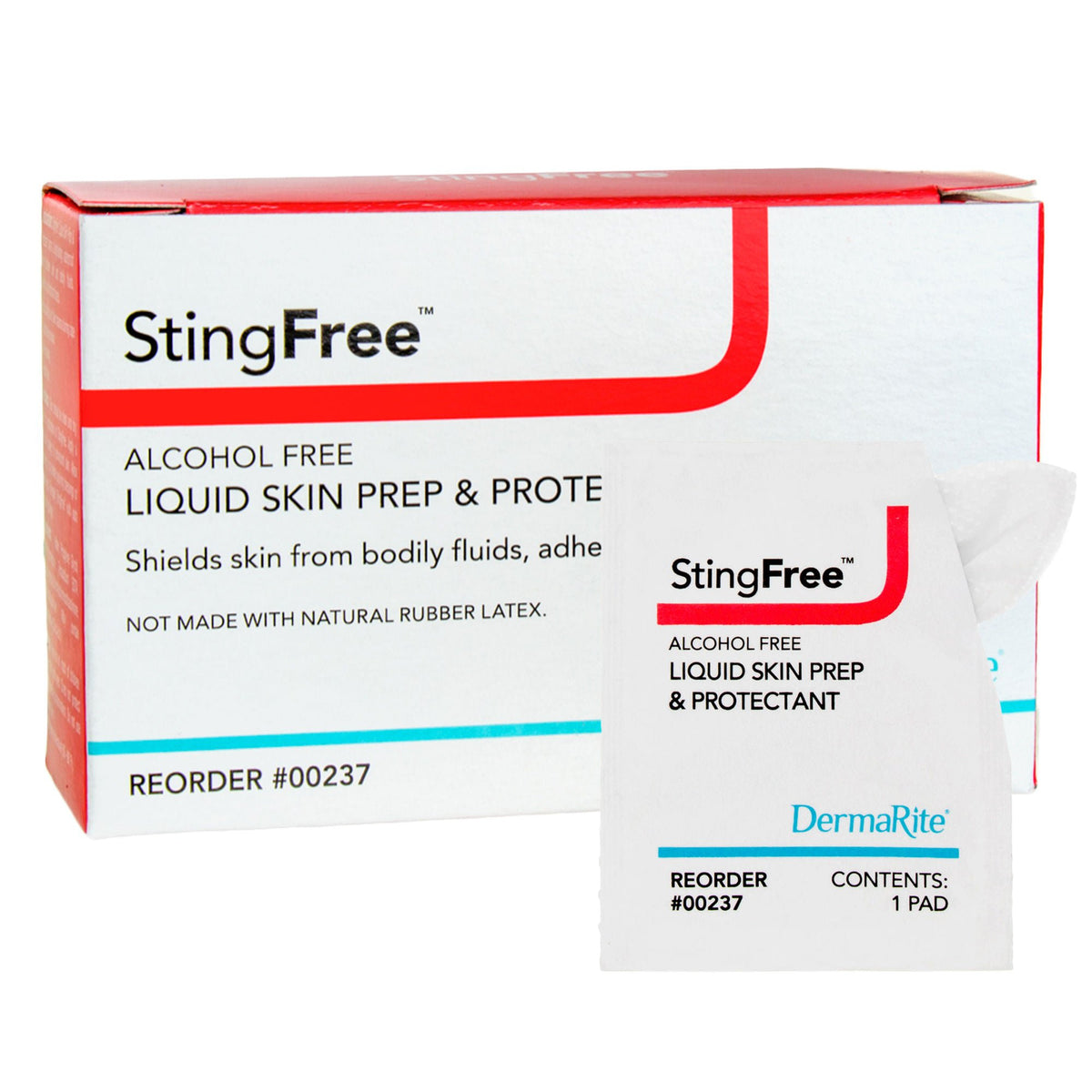 StingFree Skin Barrier Wipe Nonsterile, Alcohol-Free, CS/500