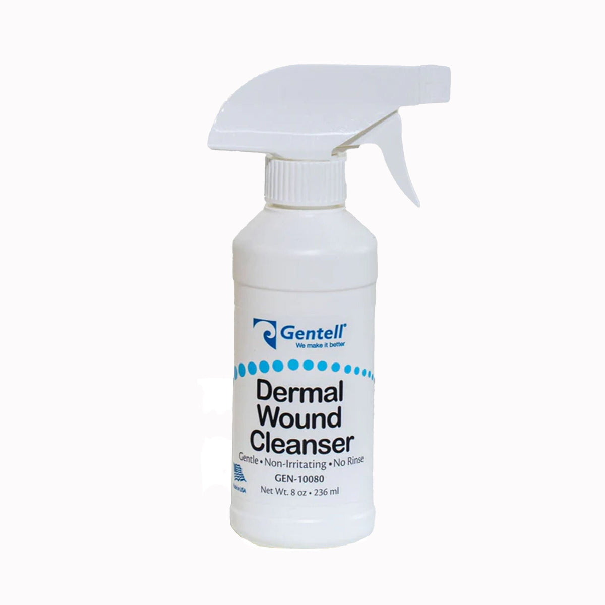 Gentell® Dermal Wound Cleanser, 8-ounce spray bottle, EA/1