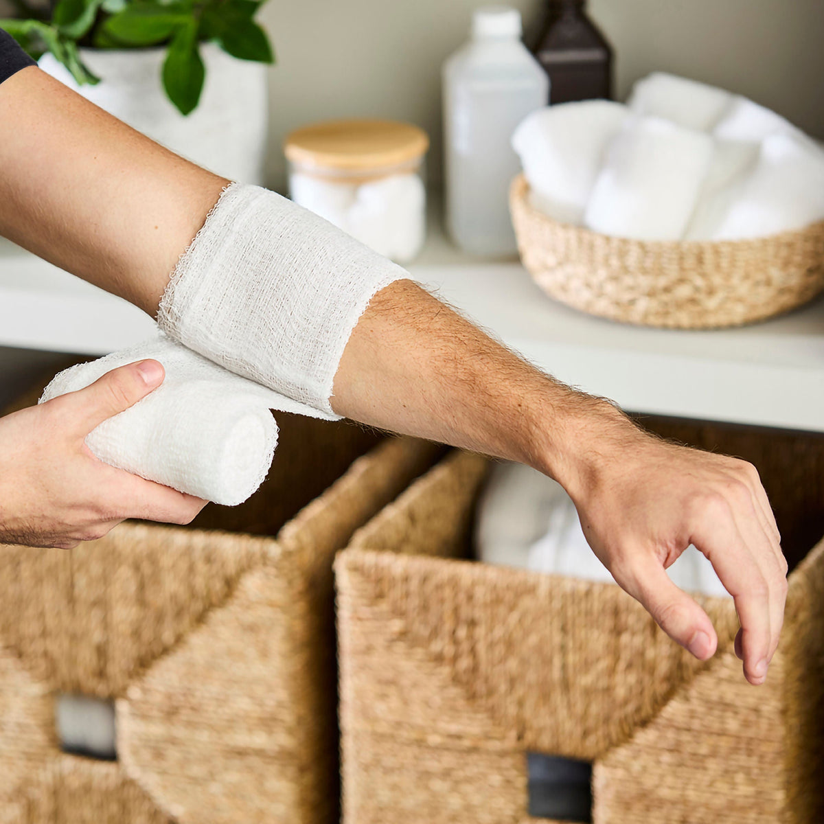 CareStock™ Nonsterile Gauze Bandage Roll, Sterile, 4.5 Inch x 4.1 Yard