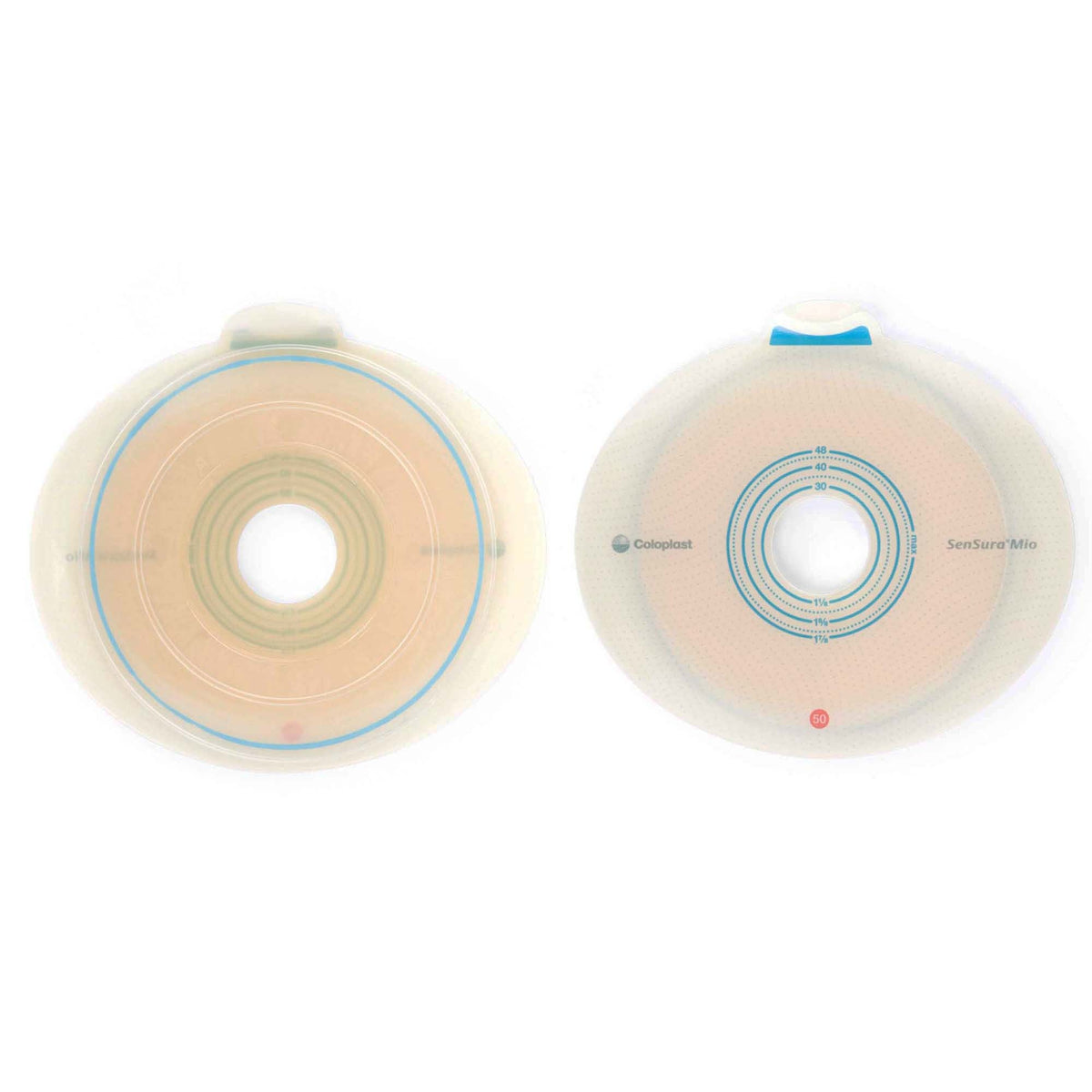 SenSura® Mio Flex Ostomy Barrier, 25 mm Stoma Opening, Red Color Match, BX/5