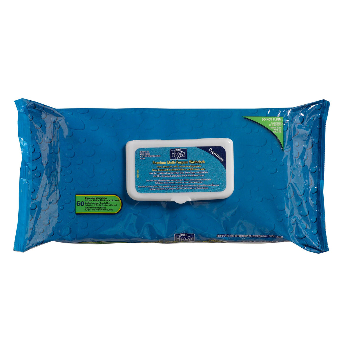 Hygea® Scented Multi-Purpose Personal Cleansing Wipe, CS/6