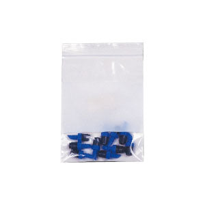 Clear Line Seal Top Reclosable Bag with Write-On Block, 8" x 5", CA/1000