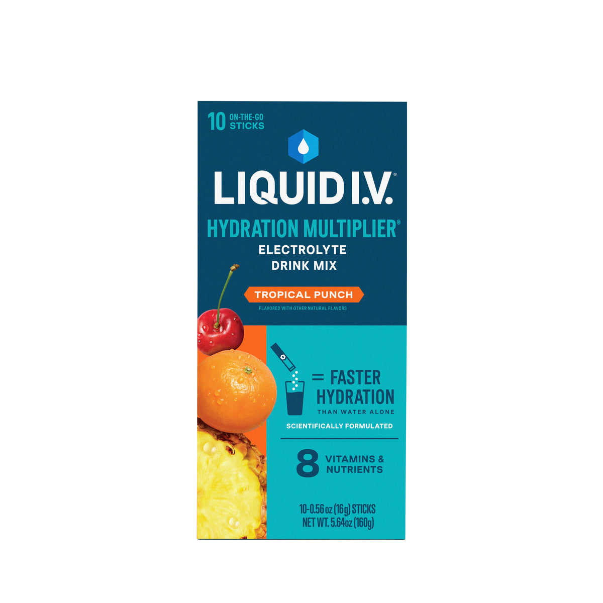 Liquid I.V. Tropical Punch, 10ct, BX/10