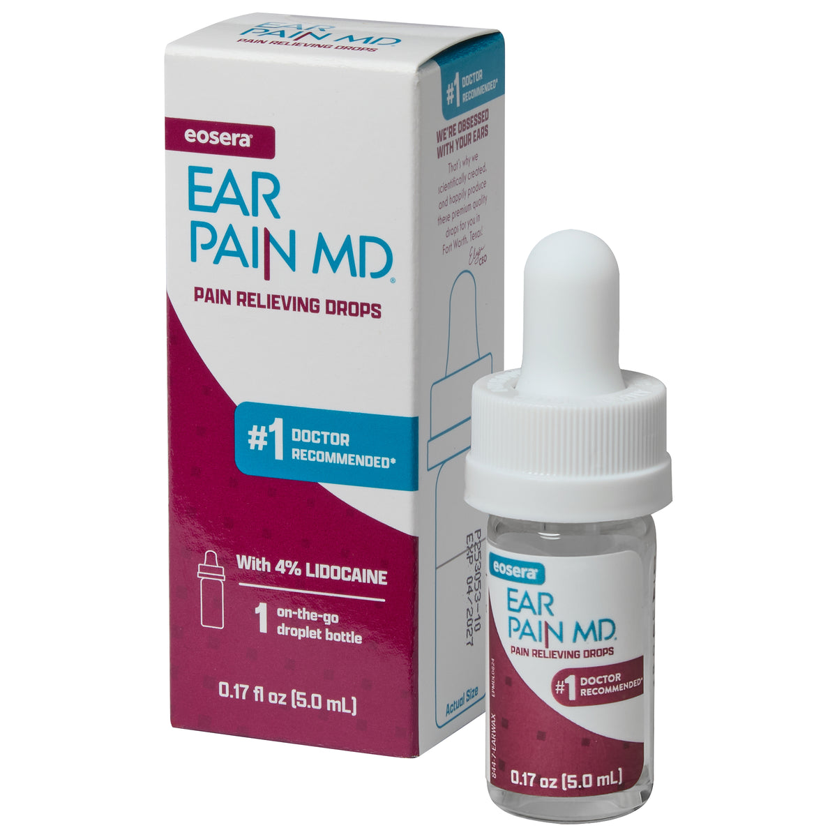 Ear Pain MD Relieving Drops, 0.17 oz