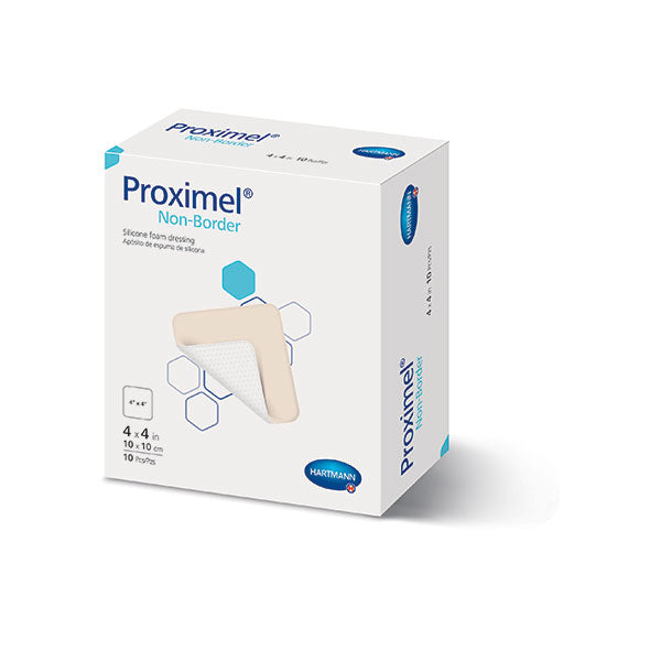 Proximel Silicone Foam Dressing with No Border, 4" x 4", EA/1