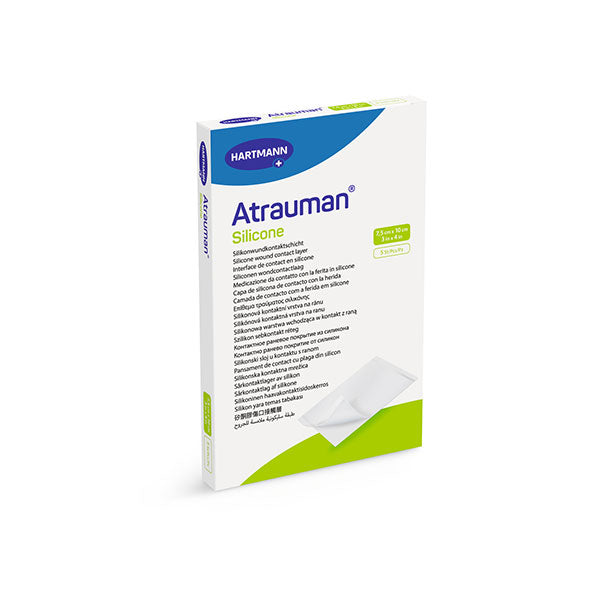 Atrauman Non Adherent Wound Contact Layer with Silicone on both side, 3" x 4", 7.5cm x 10cm, EA/1