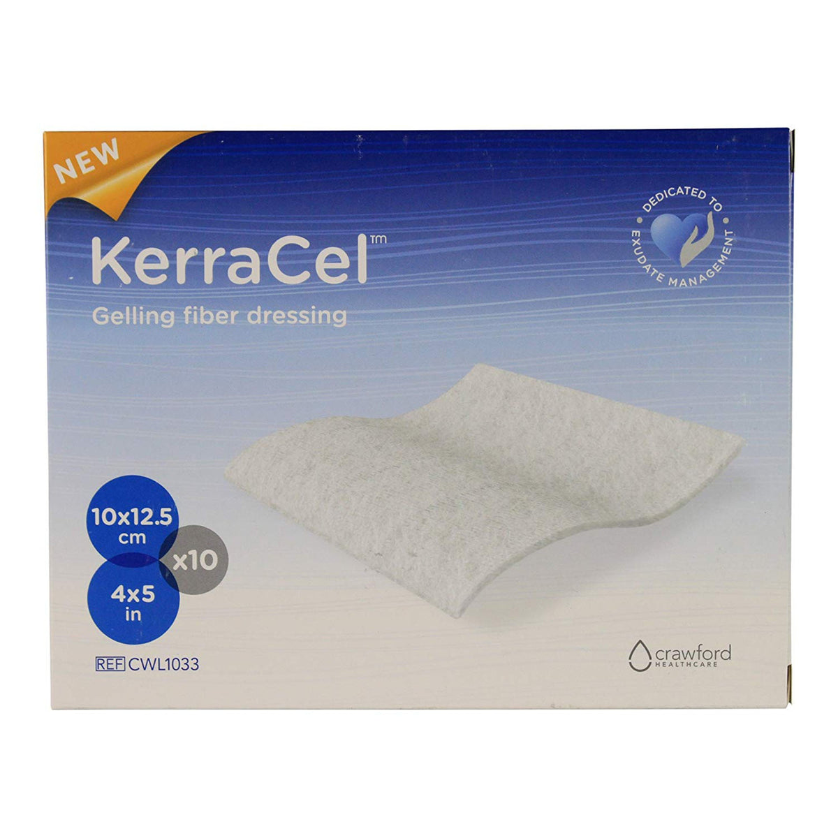 3M™ Kerracel™ Gelling Fiber Wound Dressing, 4 x 5 Inch, EA/1