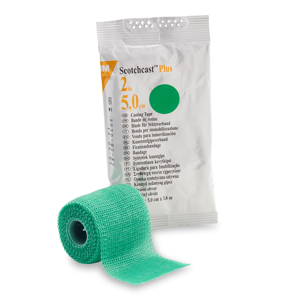 3M™ Scotchcast™ Plus Cast Tape, Green, 2 Inch x 4 Yards, EA/1
