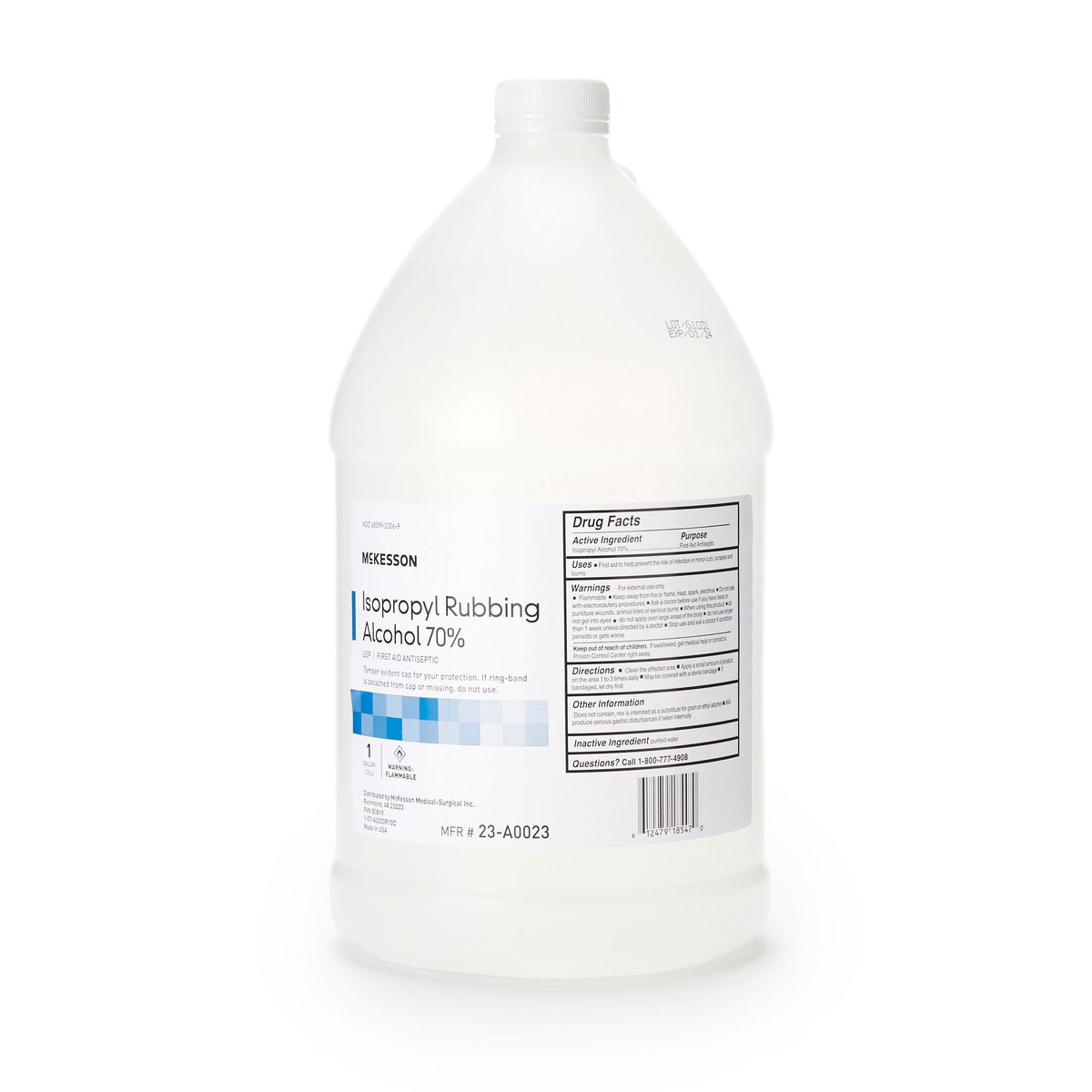 McKesson Isopropyl Alcohol Antiseptic, 1 gal. Bottle, CS/4