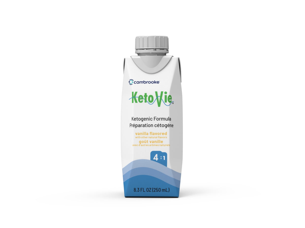 KetoVie 4:1 Ready To Drink Nutrionally Complete Ketogenic Formula 8.3 oz, Vanilla - REPLACES FC50203C