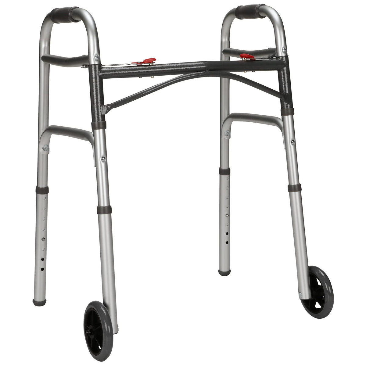 McKesson Aluminum Folding Walker, 25 – 32¼ Inch Height