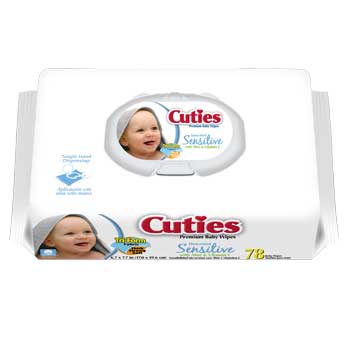 Cuties Sensitive Soft Pack, 72 ct, PK/72