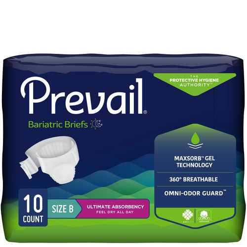 Prevail Bariatric Brief Size B Up to 100"