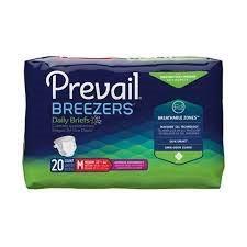 Prevail Breezers Briefs, Size Medium - 32" - 44" - REPLACES: FQPVB0122, PK/20