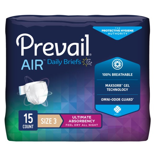 Prevail Air Plus Briefs Size 3, X-Large, 58"-70" - Replaces Items FQPVBNG014 & FQAIR014