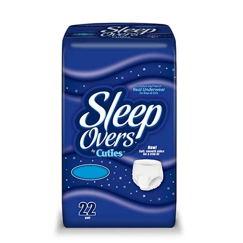 SleepOvers Youth Pants X-Large, 85-140 lbs, PK/22