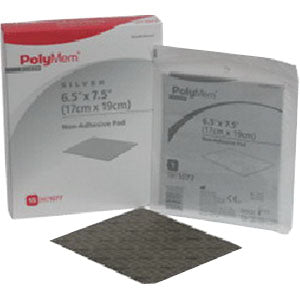 Polymem Silver Non-Adhesive PolyMeric Membrane Dressing, 6.5" x 7.5", EA/1
