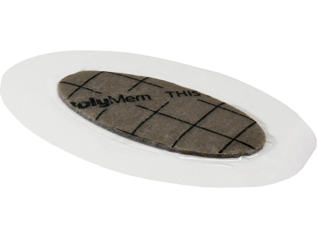 Shapes#3 Silver Oval PolyMeric Membrane Dressing